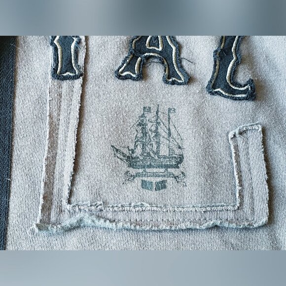 Vestal Vintage Distressed Hoodie (Gray, M) Y2K - Picture 6 of 15